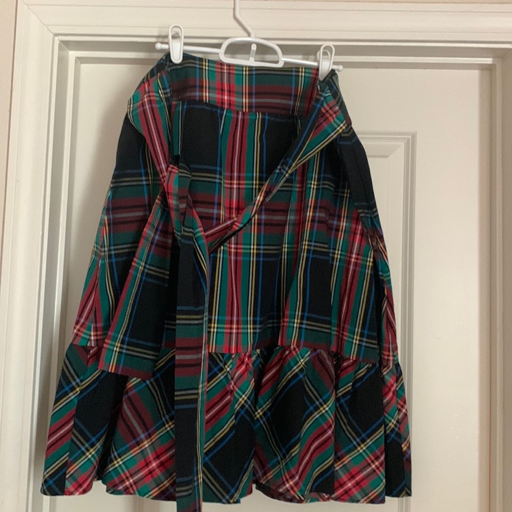 Worn once, Jcrew holiday skirt, size 8
